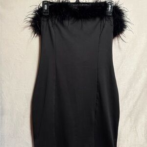 Elegant Black Off-Shoulder Dress